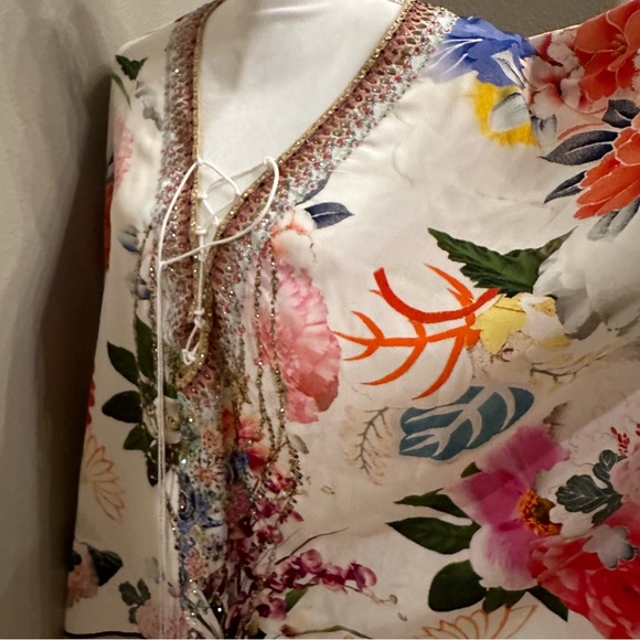 CAMILLA: NEW w/TAGS!!  memories of a garden silk tunic dress NWT - Picture 6 of 8